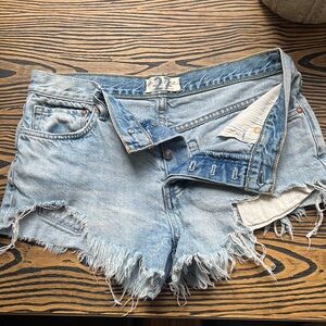 Free People Denim Shorts